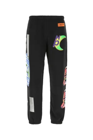 Heron Preston Collage Printed Elasticated-Waist Track Pants
