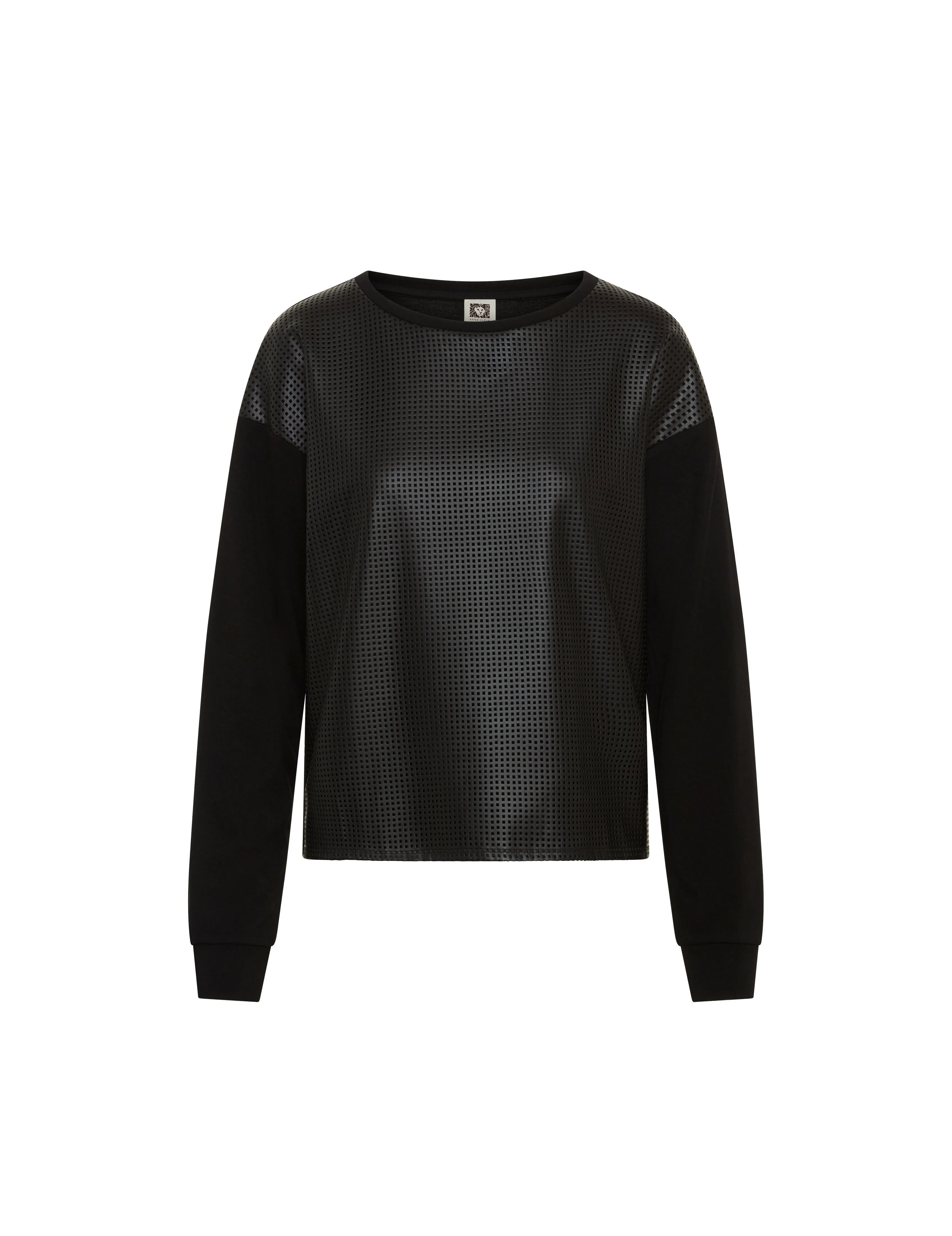 Long Sleeve Serenity Faux Leather Top- Sale