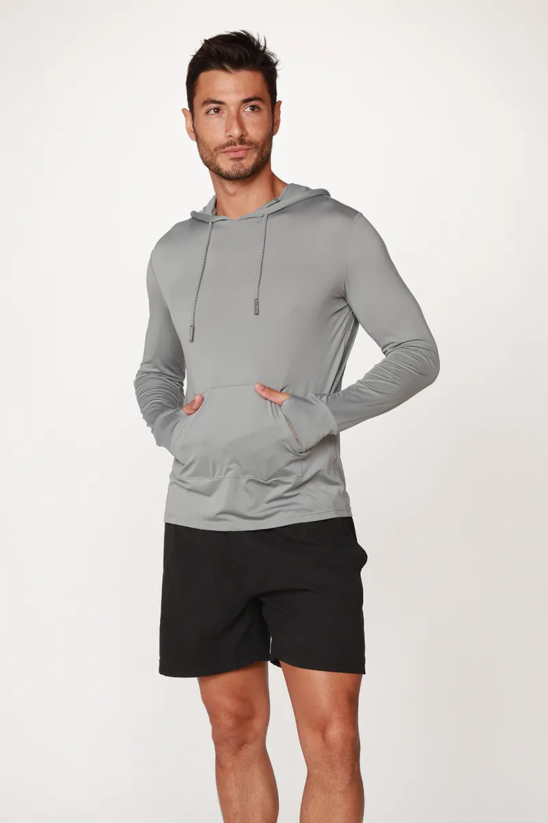 Men's solid color hoodies