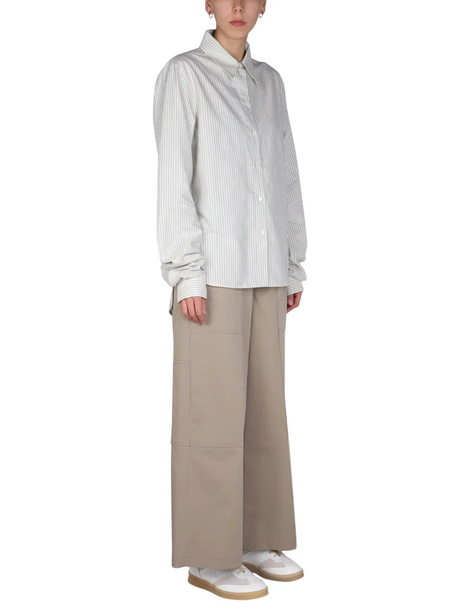 MM6 Maison Margiela High Waist Wide Leg Pants