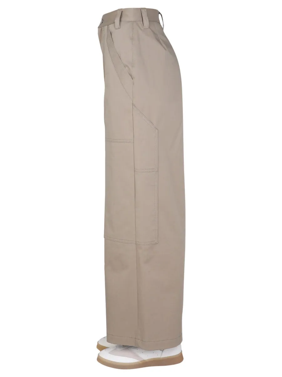 MM6 Maison Margiela High Waist Wide Leg Pants