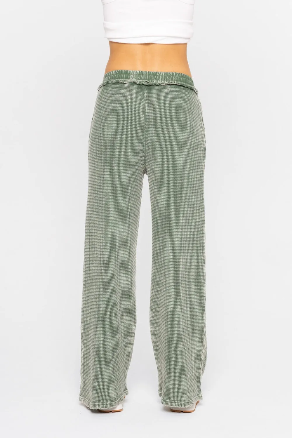 Mono B Distressed Mineral-Washed Pants KP11923