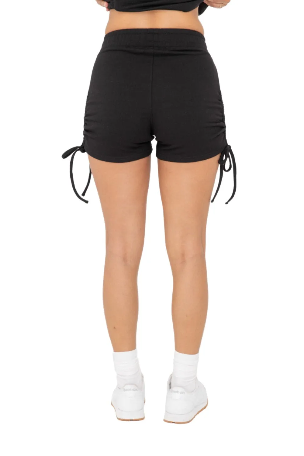 Mono B Fleece Cinched Side Lounge Shorts KPR12187