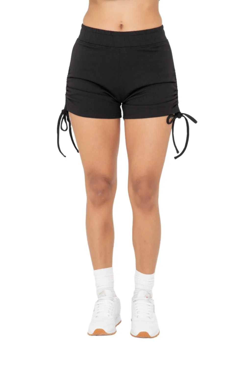 Mono B Fleece Cinched Side Lounge Shorts KPR12187