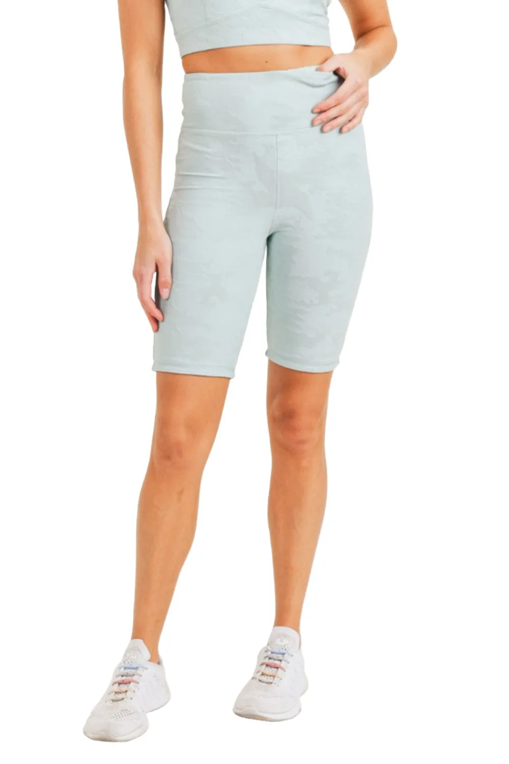 Mono B Leopard Jacquard Bermuda Shorts APH8030