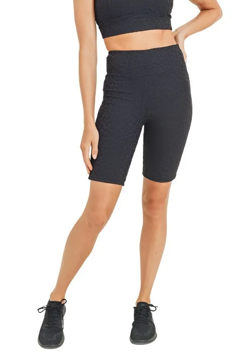 Mono B Leopard Jacquard Bermuda Shorts APH8030