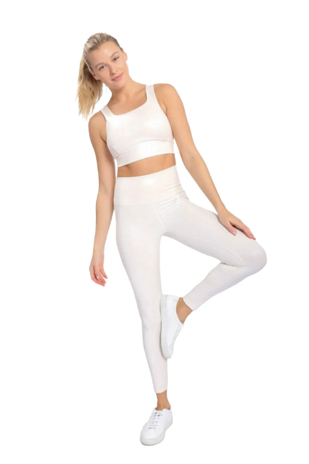 Mono B Square Neck Foil Bra AT-A0873