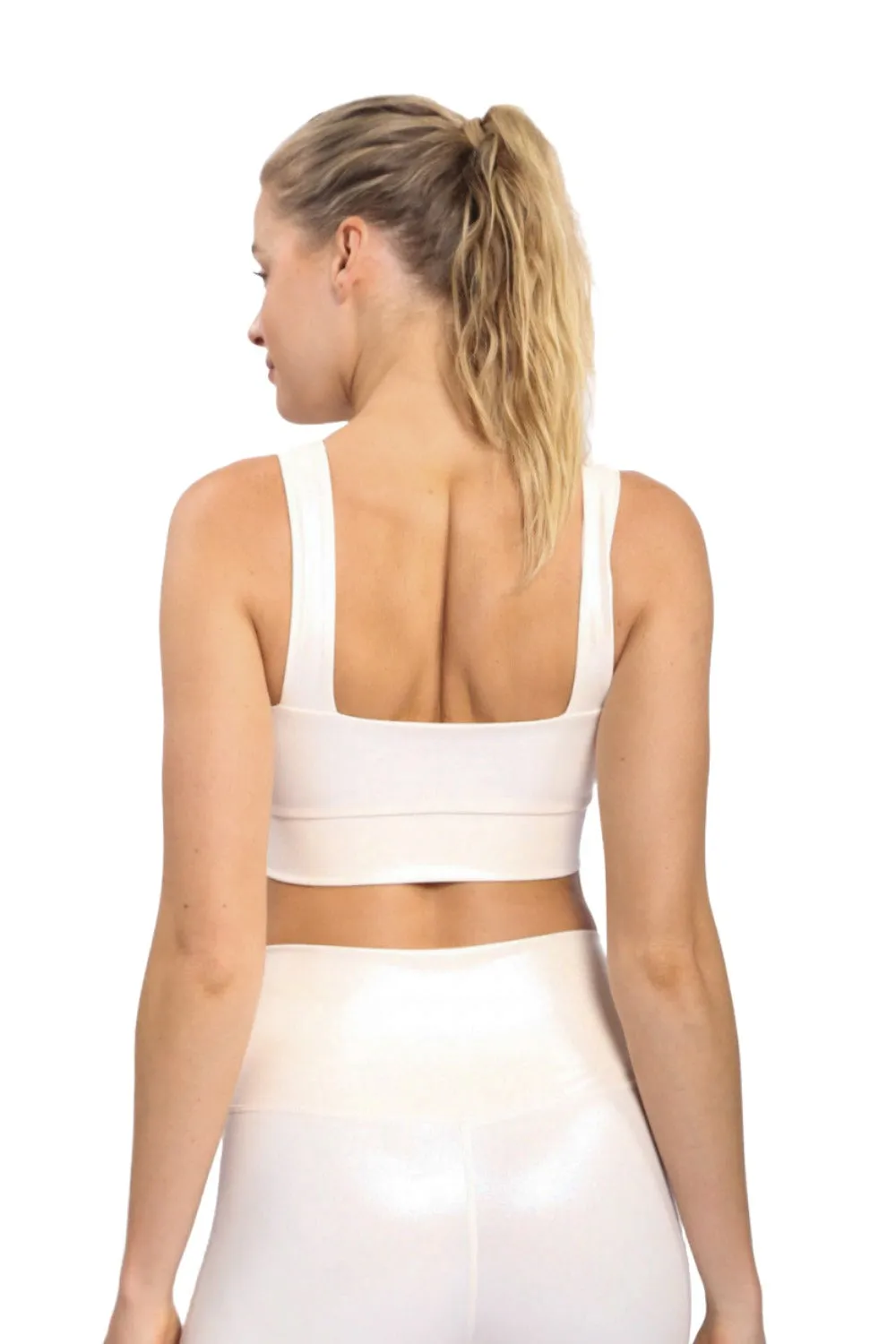 Mono B Square Neck Foil Bra AT-A0873