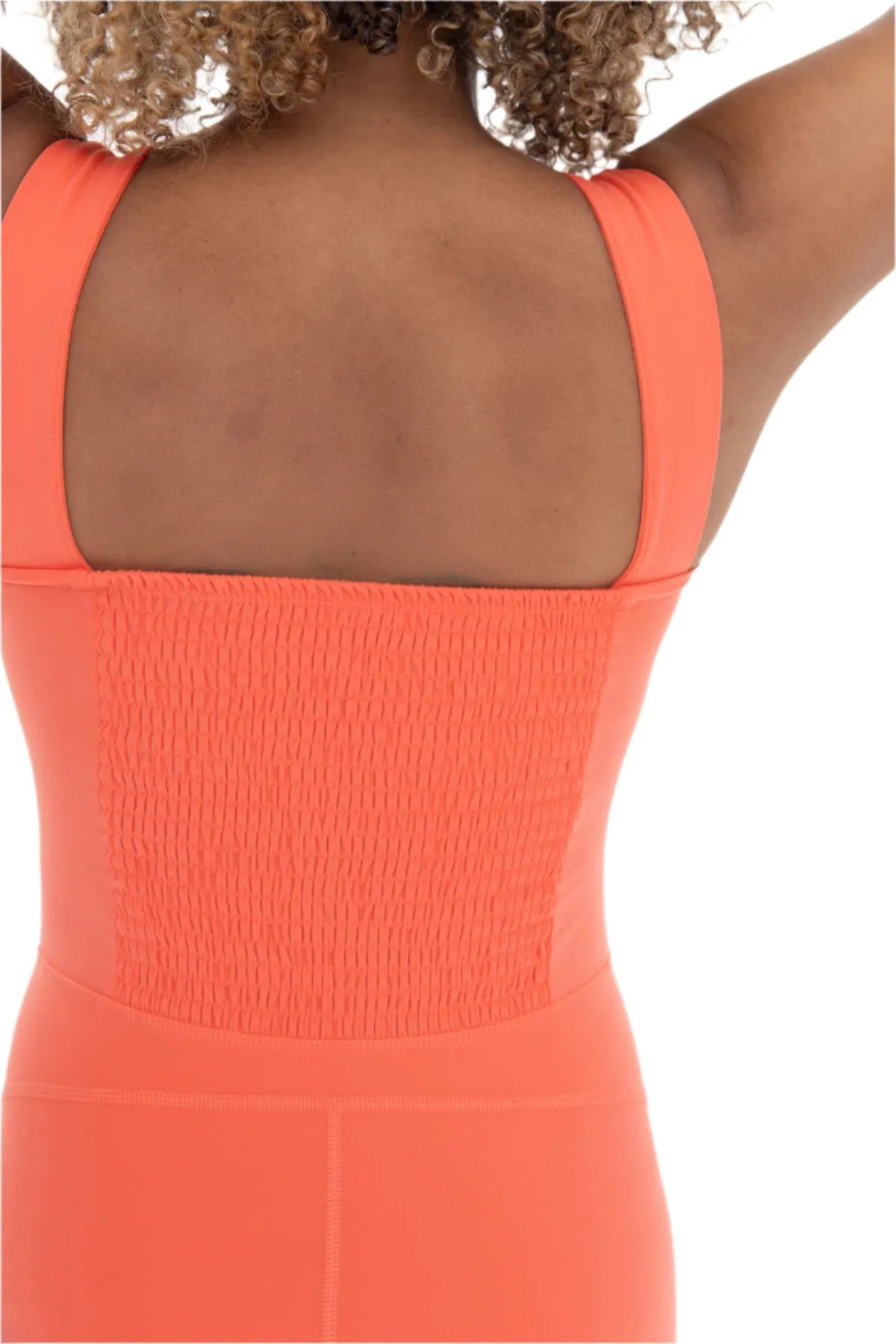 Mono B Venice Paneled Waist Short Unitard AP6423