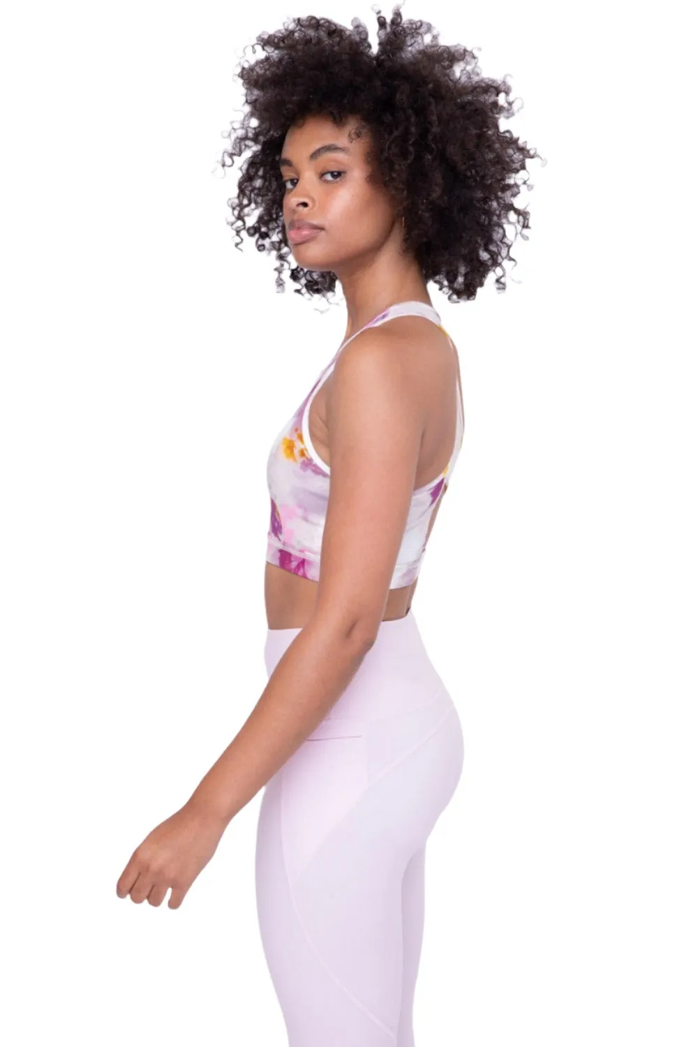 Mono B Watercolor Floral Sports Bra AT3106