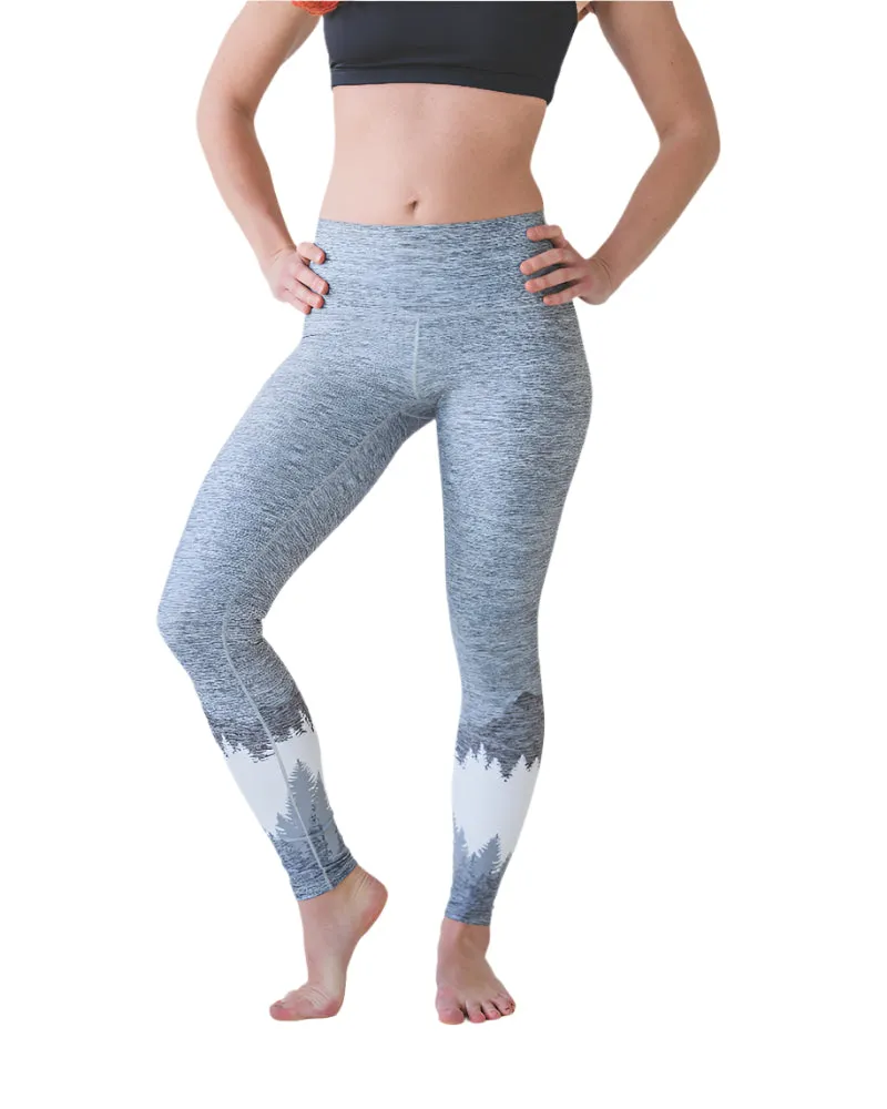 Mountain Yoga Pants - Ash Grey