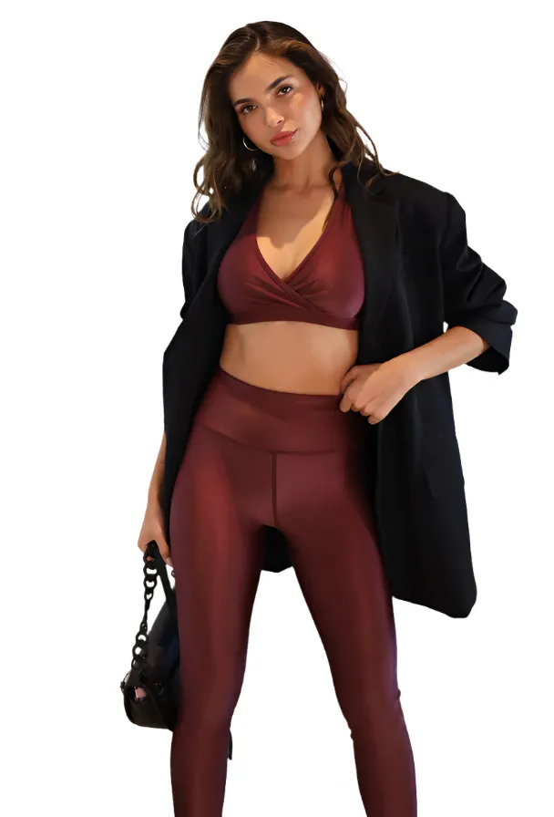 Noli Liquid Legging Dark Cherry