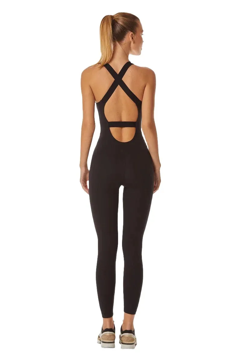 Noli Yoga Vixen Jumpsuit Matt Black