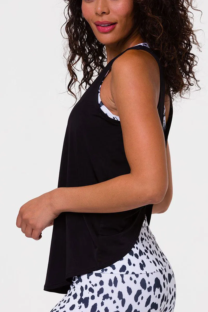 Onzie Flow Yoga Twisted Tank Top 3777