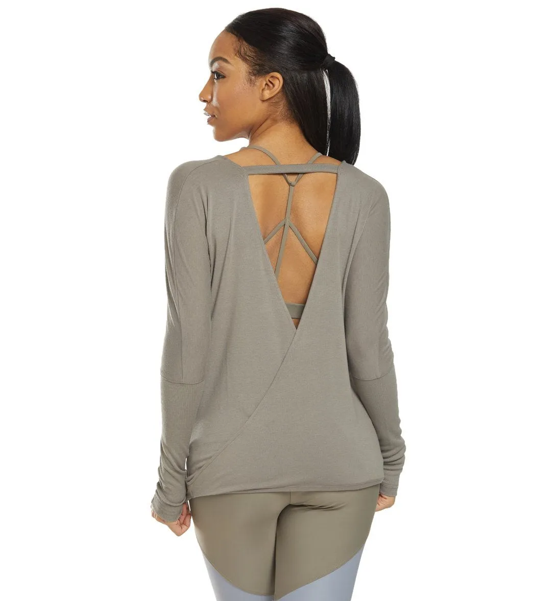 Onzie Hot Yoga  Drapey V Back Top 3033