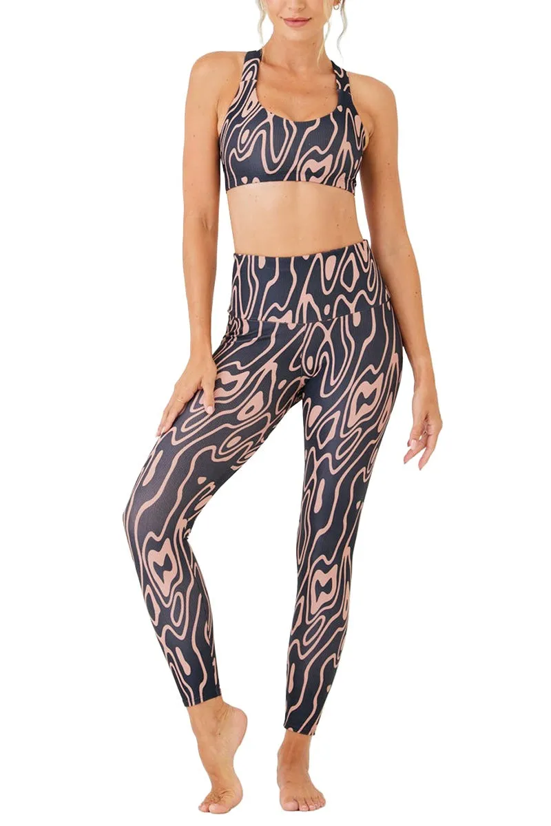 Onzie Hot Yoga High Rise Ribbed Midi 2250 and Plus