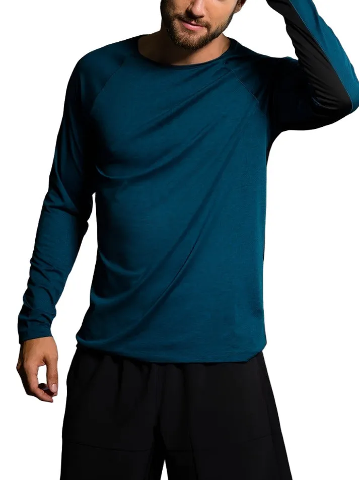 Onzie Hot Yoga Mens Raglan Long Sleeve 702