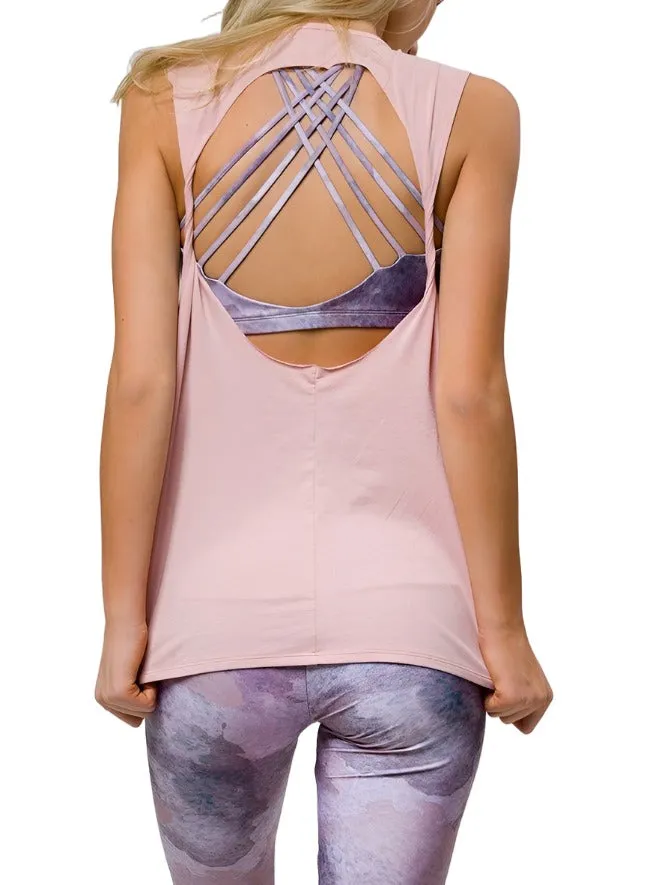 Onzie Hot Yoga Twist Back Top 3602