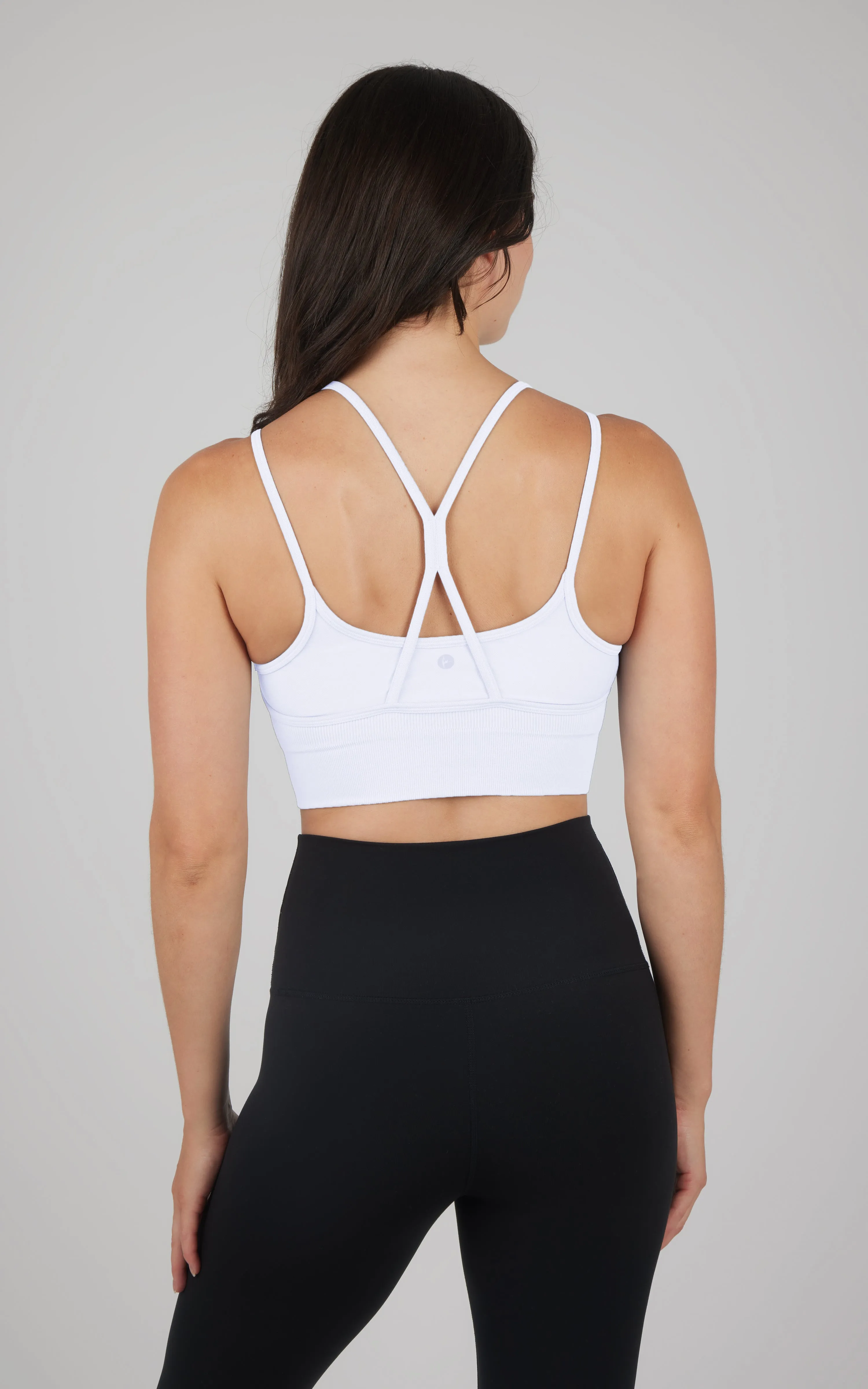 Ribbed Seamless Double Layer Bra