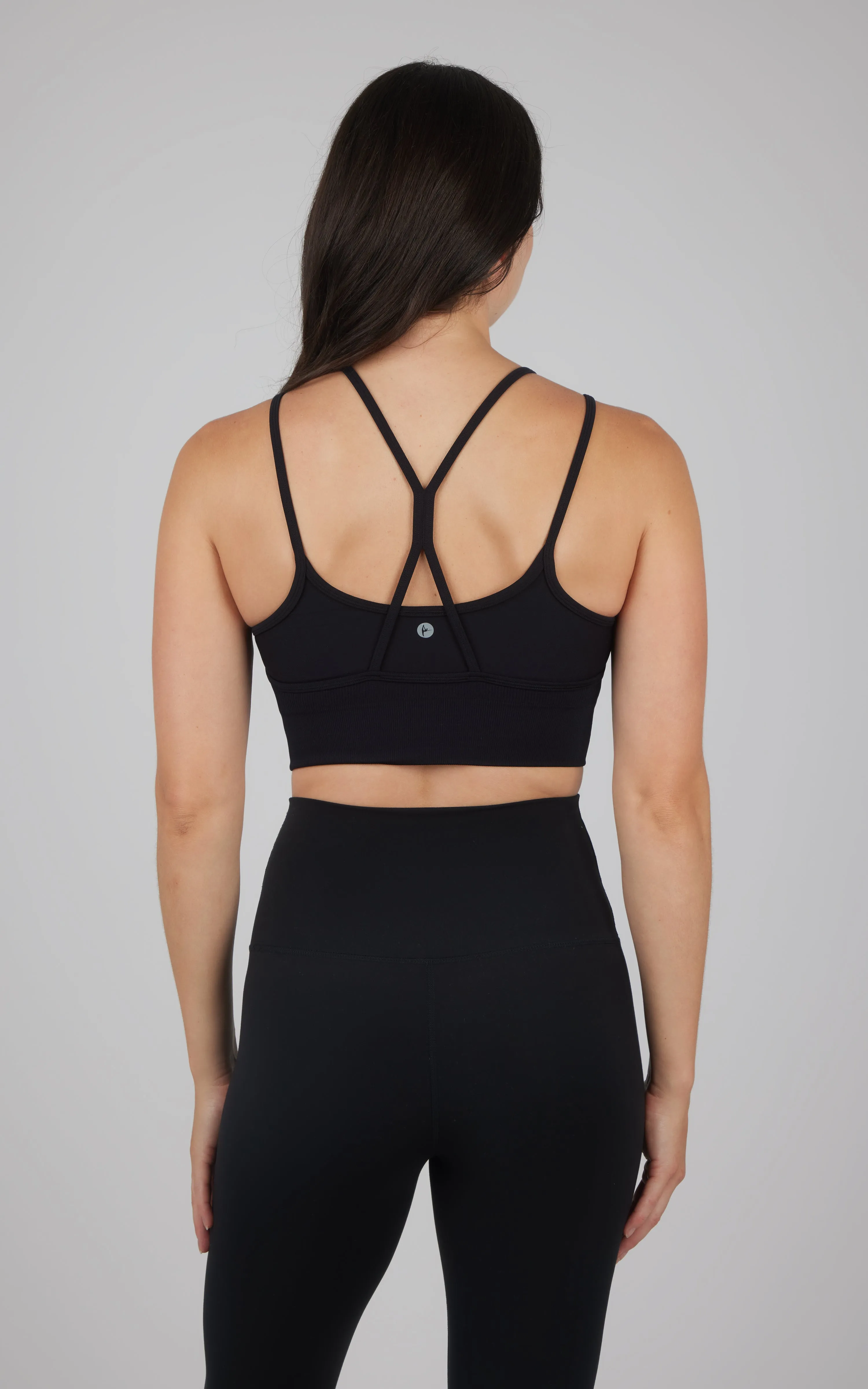 Ribbed Seamless Double Layer Bra