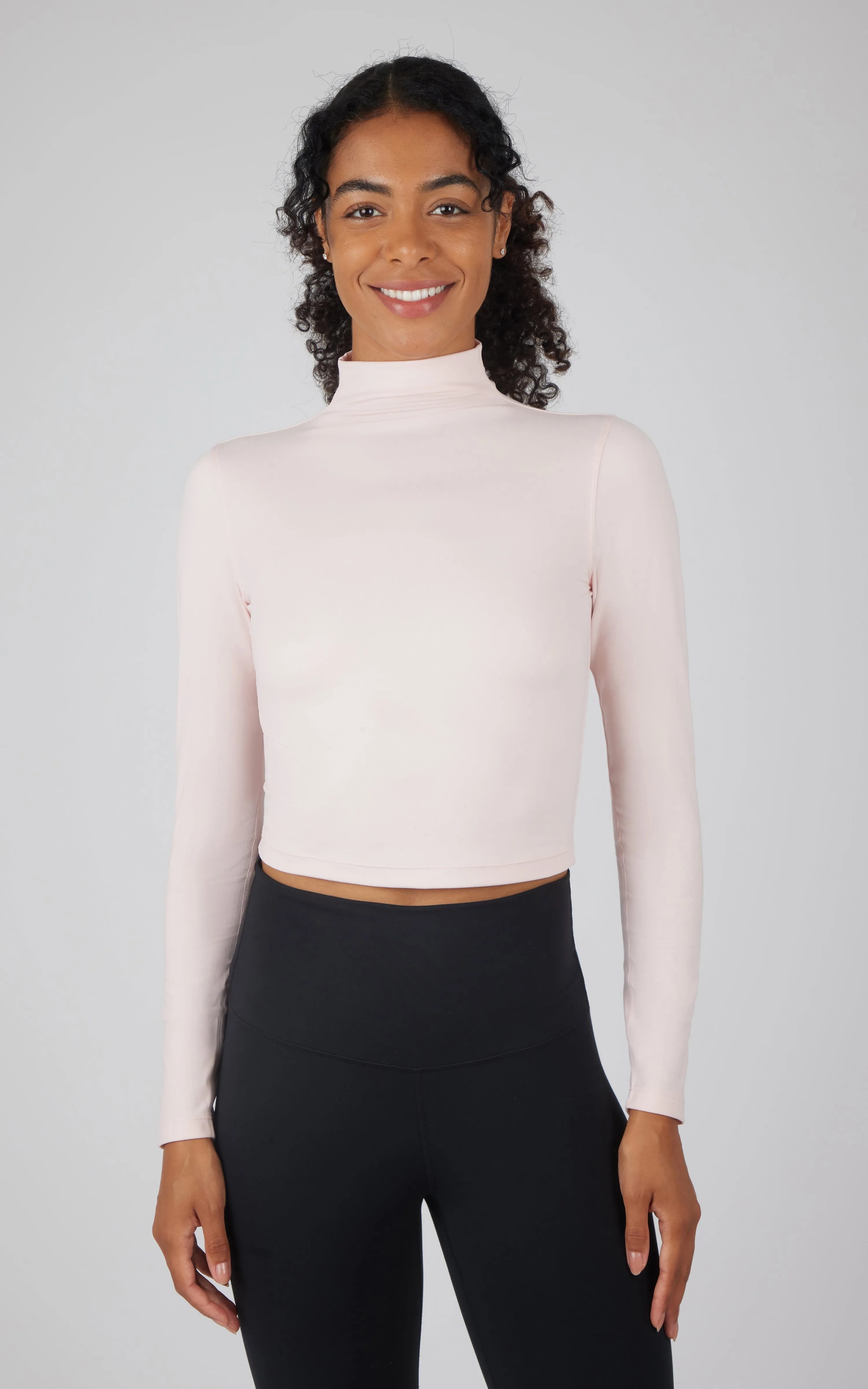 Seamless Mock Neck Top