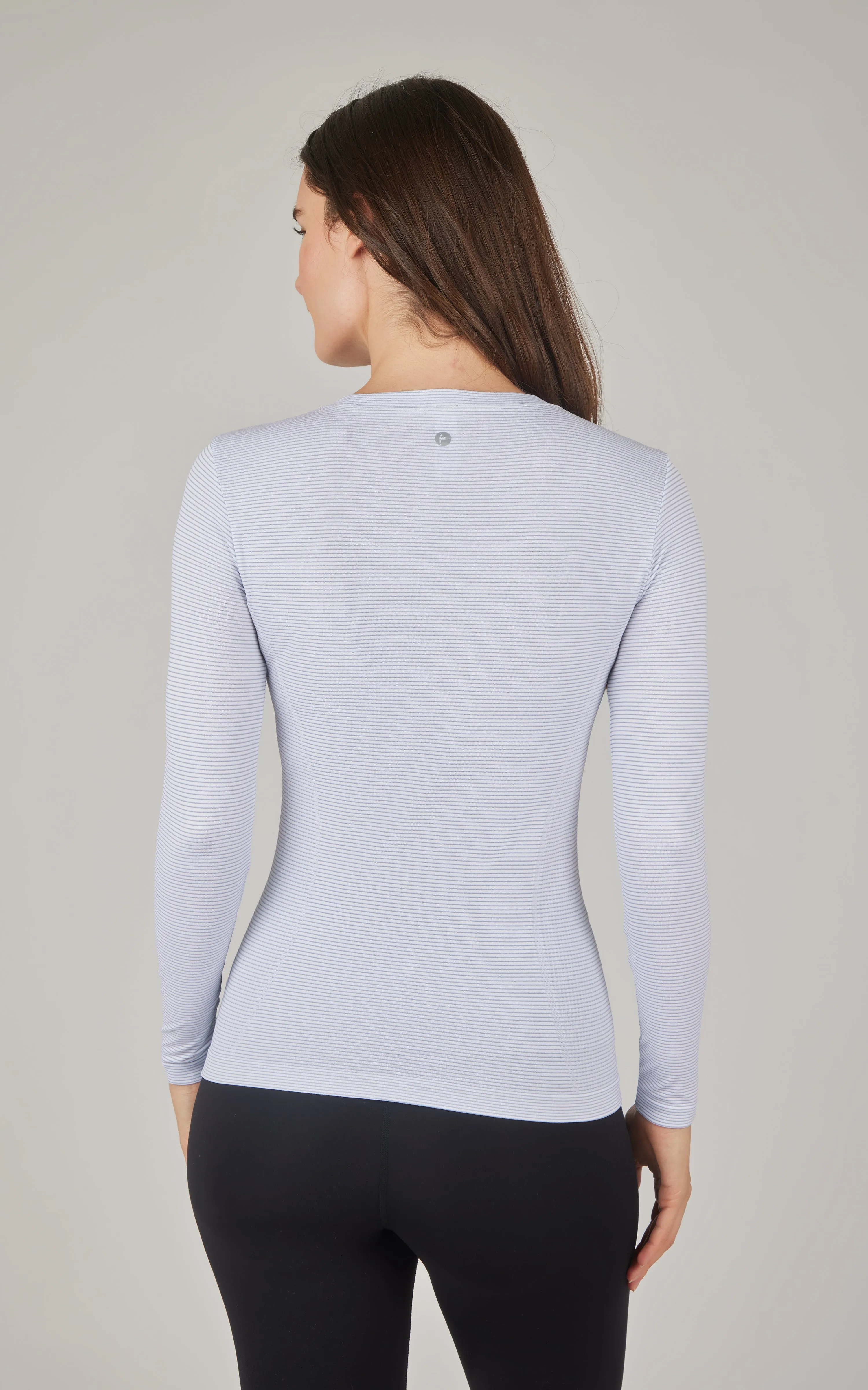 Seamless Stripe Long Sleeve Top