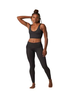 Solid Black Hot Yoga Pants