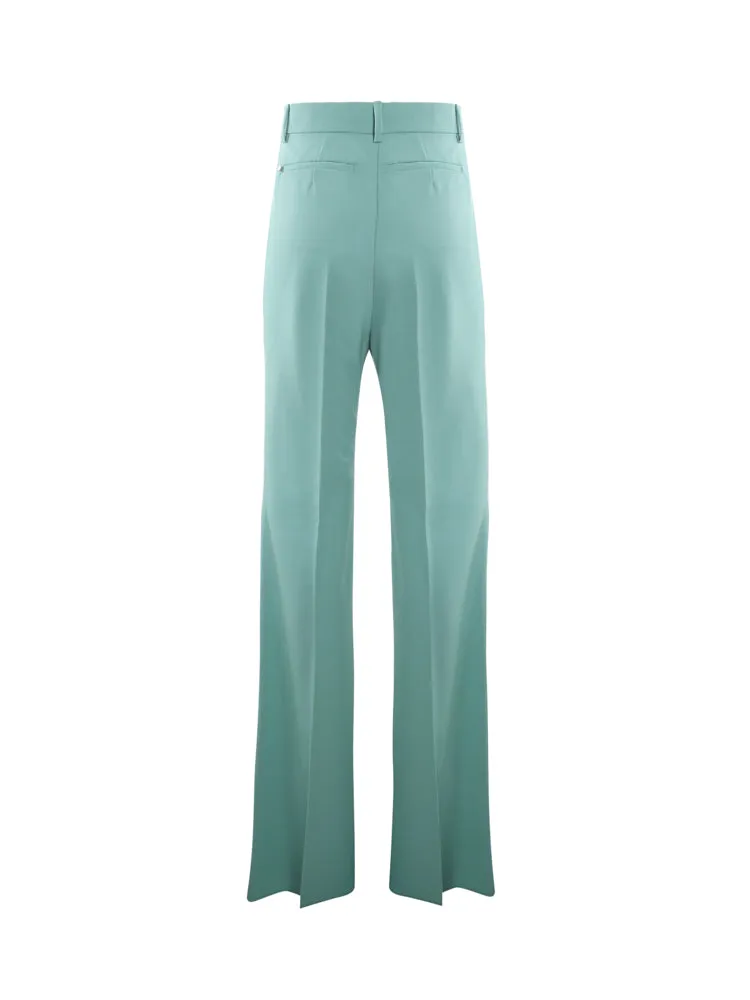 Sportmax High Waist Straight Leg Tailored Pants
