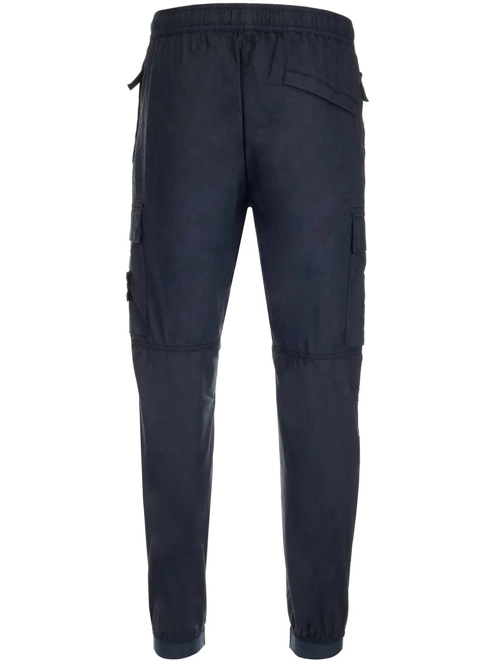 Stone Island Logo Patch High Waist Cargo Pants