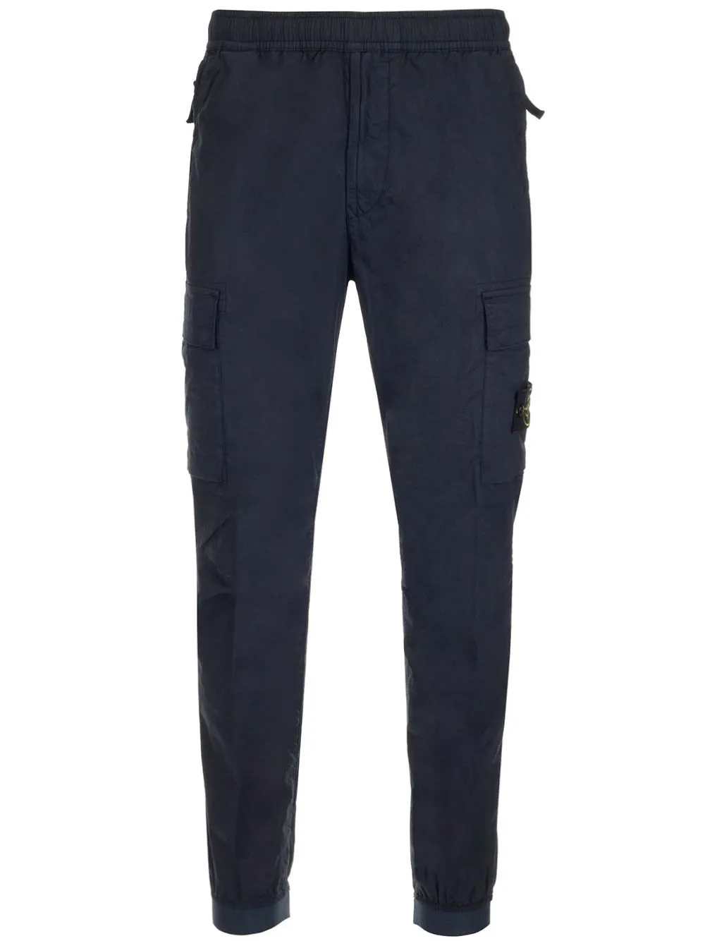 Stone Island Logo Patch High Waist Cargo Pants